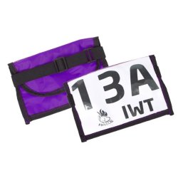 Firedog Armbind  til nummerskilt. Lilla